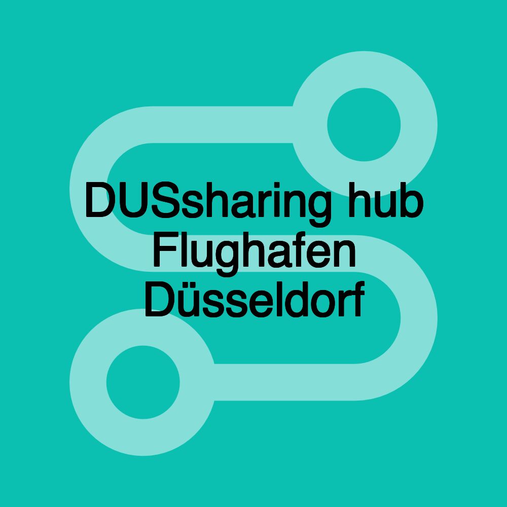 DUSsharing hub Flughafen Düsseldorf