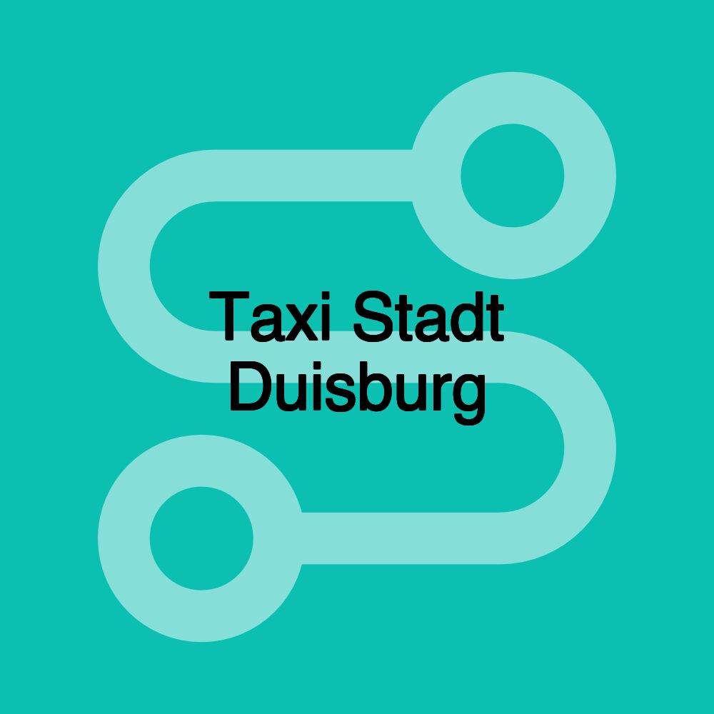 Taxi Stadt Duisburg