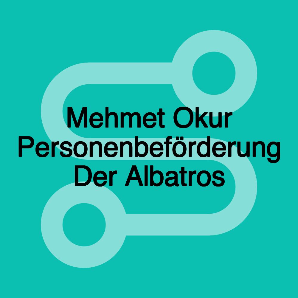 Mehmet Okur Personenbeförderung Der Albatros