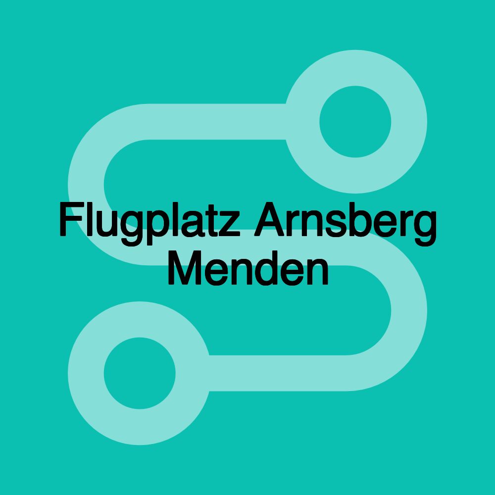 Flugplatz Arnsberg Menden