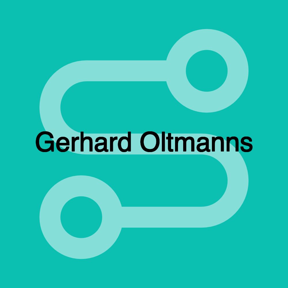 Gerhard Oltmanns