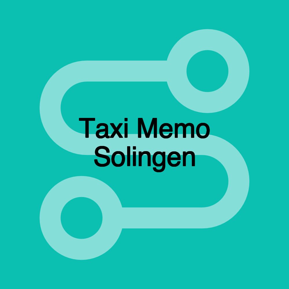 Taxi Memo Solingen