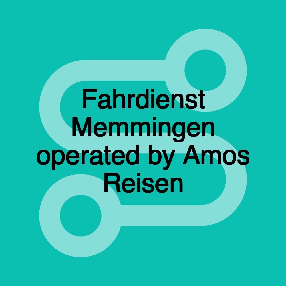 Fahrdienst Memmingen operated by Amos Reisen