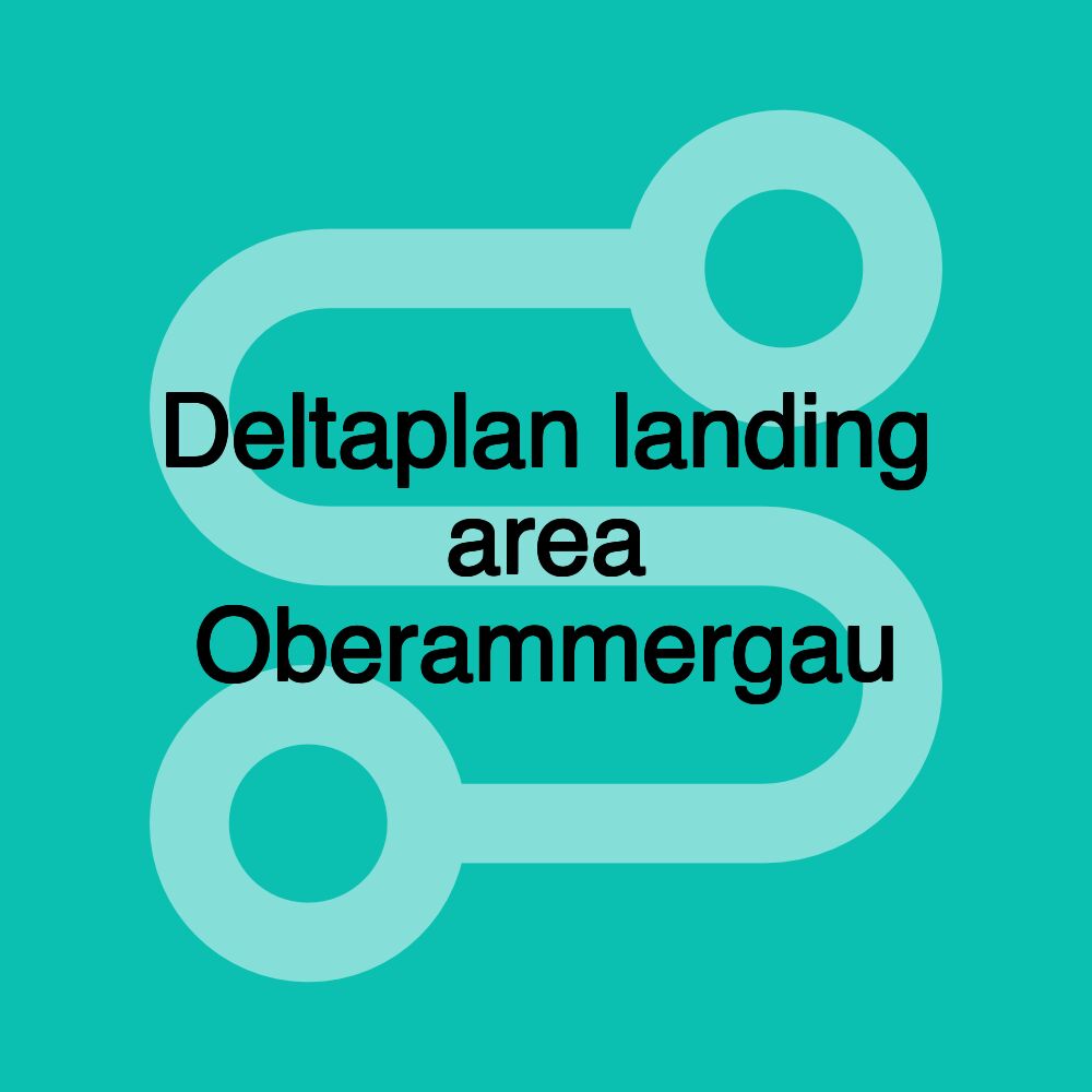 Deltaplan landing area Oberammergau