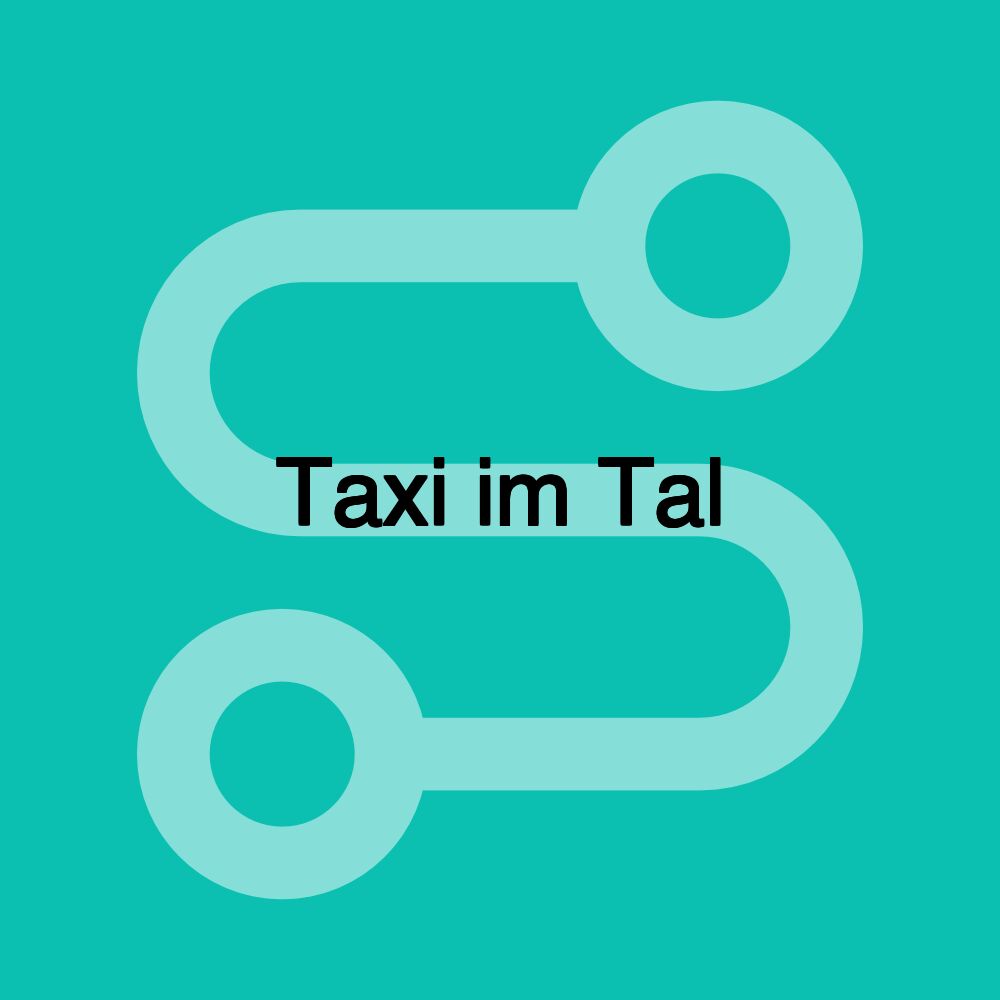 Taxi im Tal