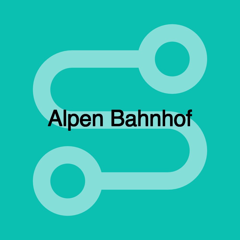 Alpen Bahnhof