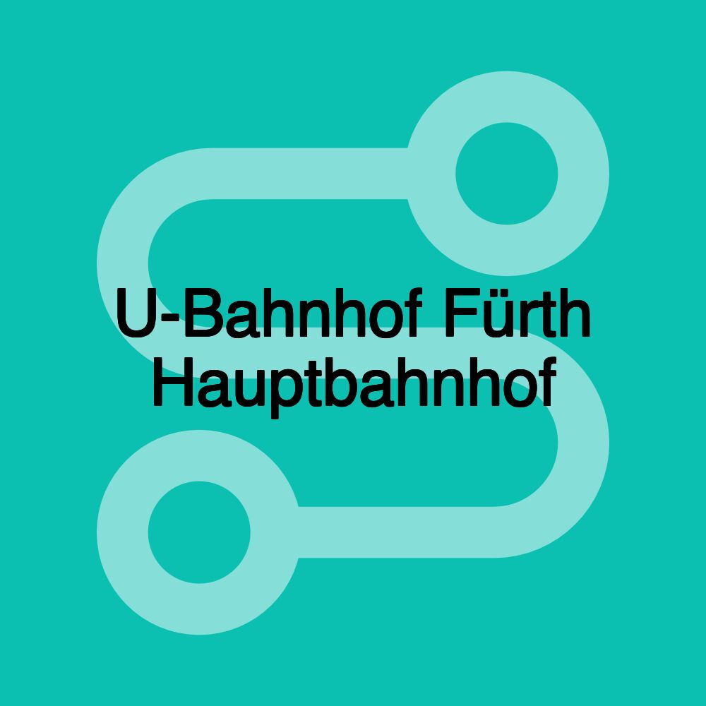 U-Bahnhof Fürth Hauptbahnhof