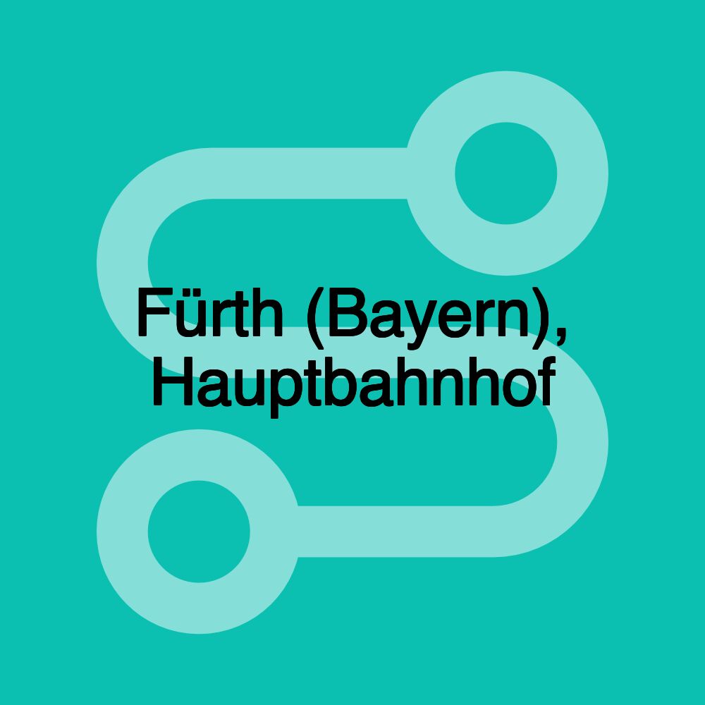 Fürth (Bayern), Hauptbahnhof