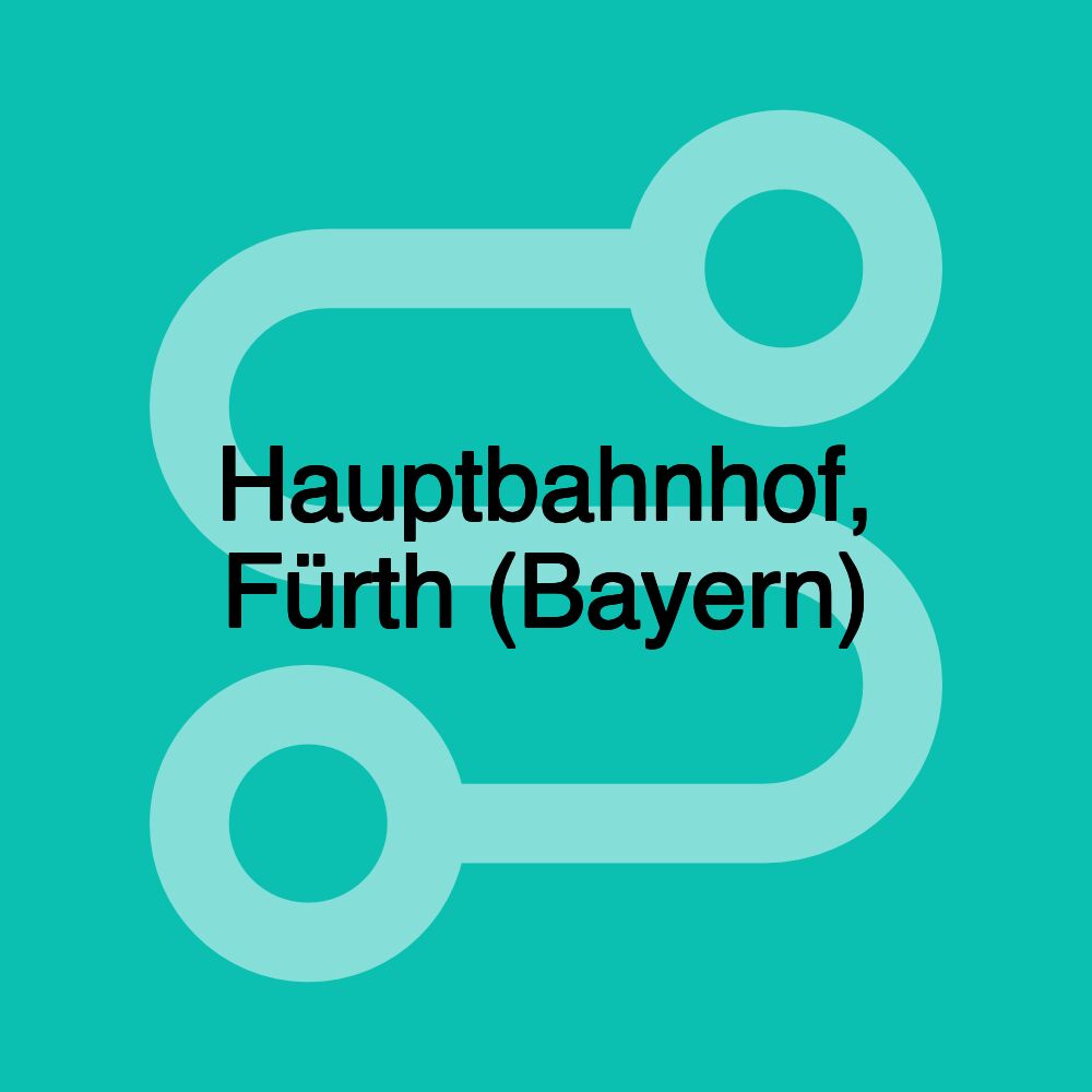 Hauptbahnhof, Fürth (Bayern)