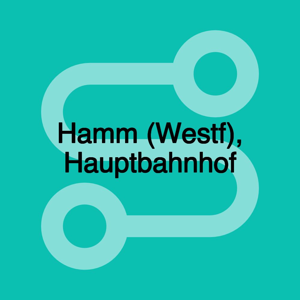 Hamm (Westf), Hauptbahnhof