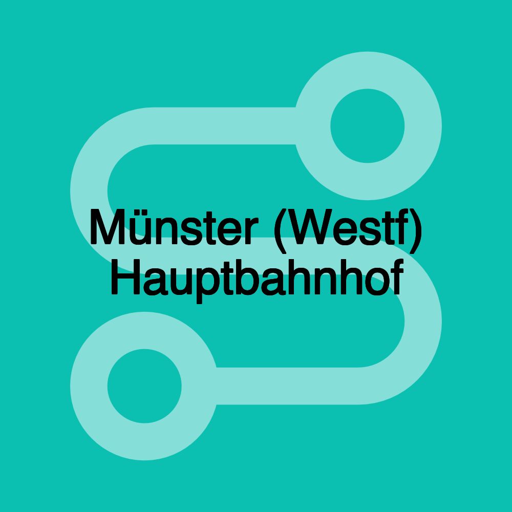 Münster (Westf) Hauptbahnhof