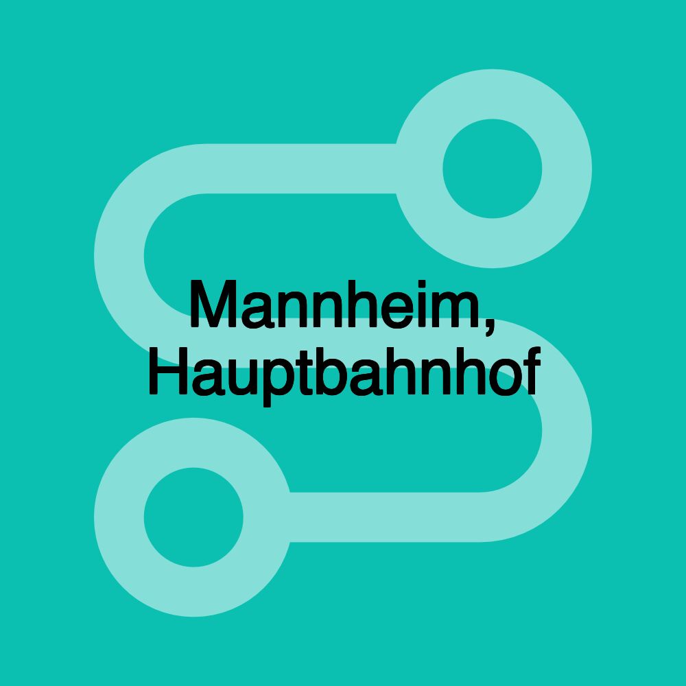 Mannheim, Hauptbahnhof