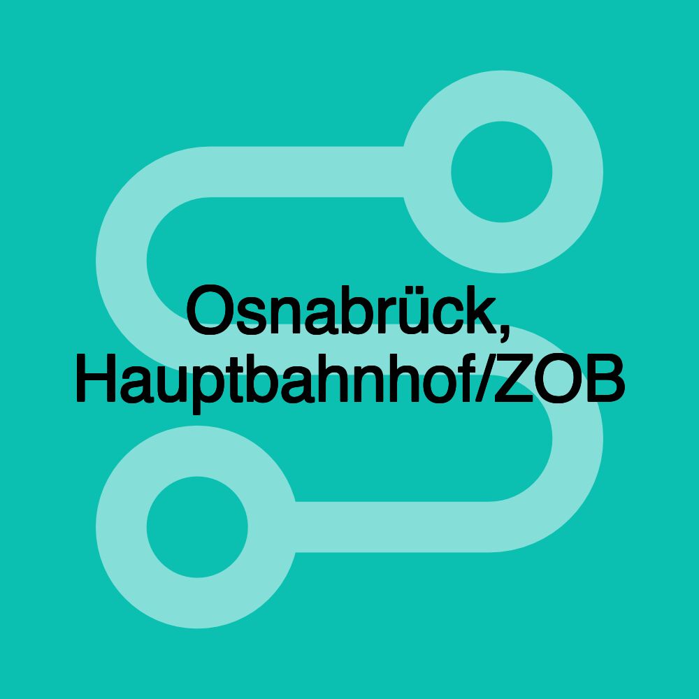 Osnabrück, Hauptbahnhof/ZOB