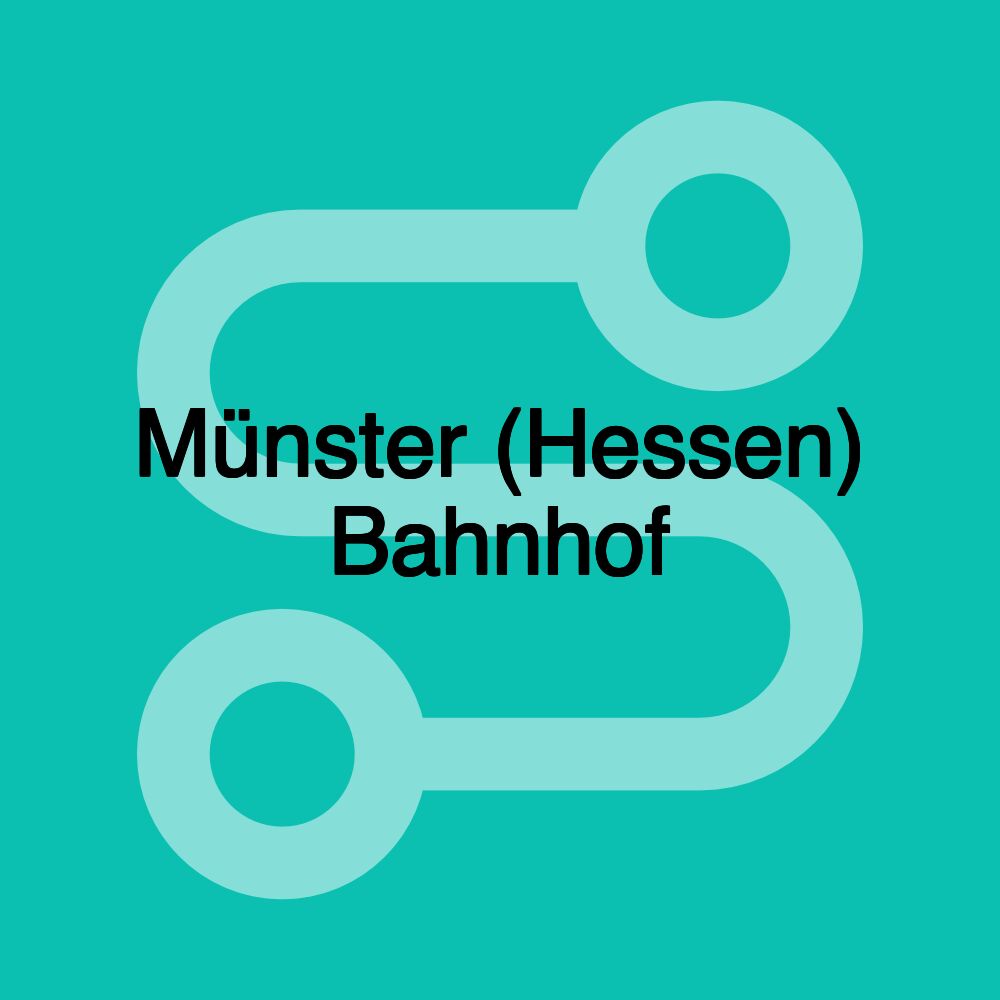 Münster (Hessen) Bahnhof