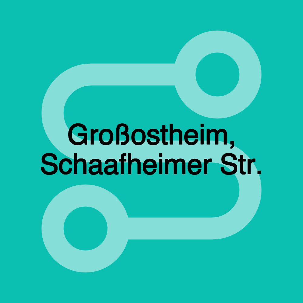 Großostheim, Schaafheimer Str.