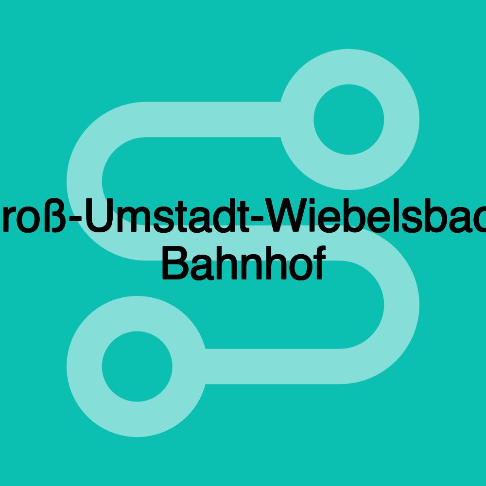 Groß-Umstadt-Wiebelsbach Bahnhof