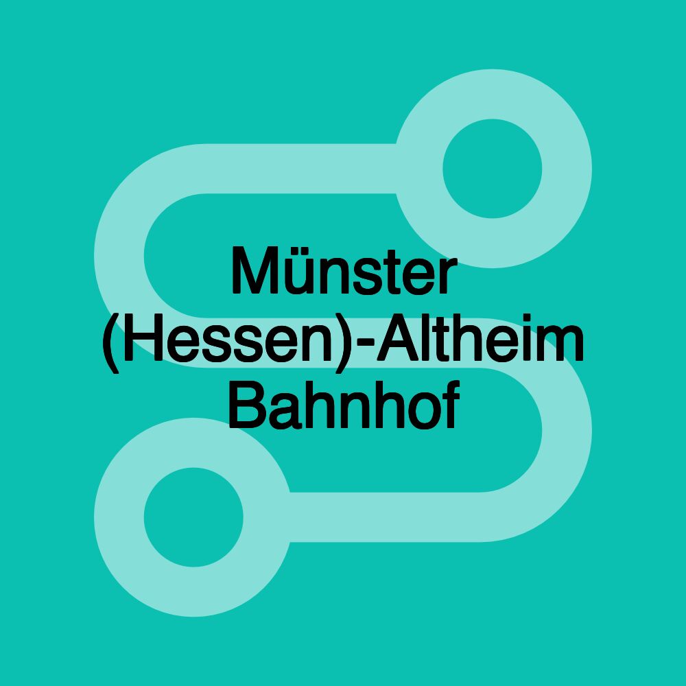 Münster (Hessen)-Altheim Bahnhof