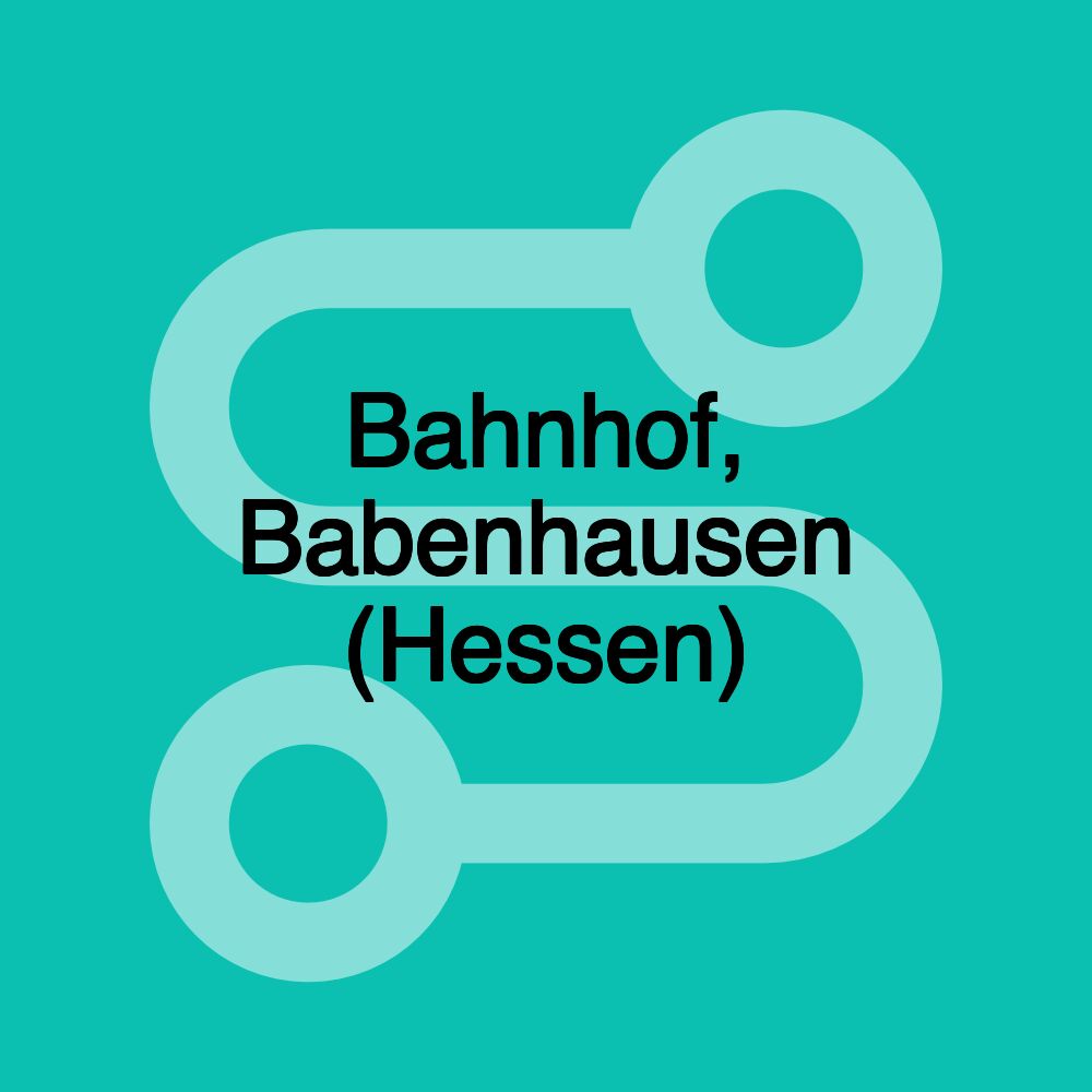 Bahnhof, Babenhausen (Hessen)