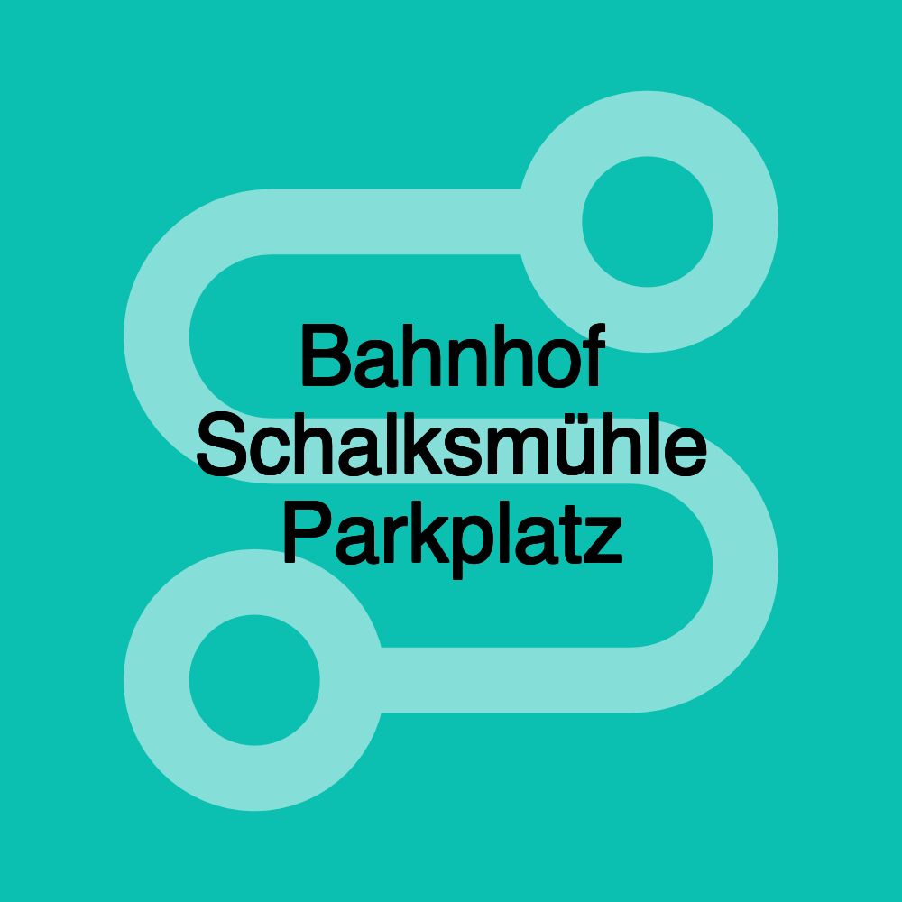 Bahnhof Schalksmühle Parkplatz