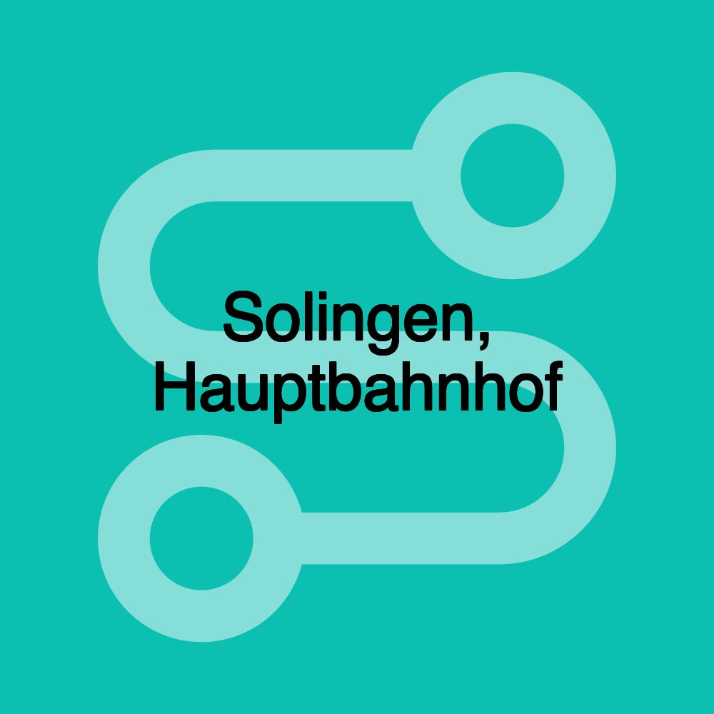 Solingen, Hauptbahnhof