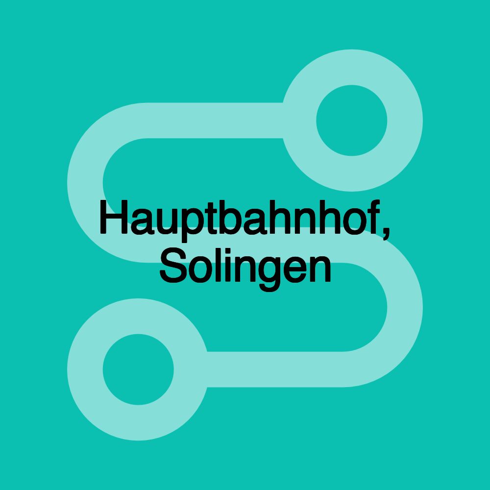 Hauptbahnhof, Solingen