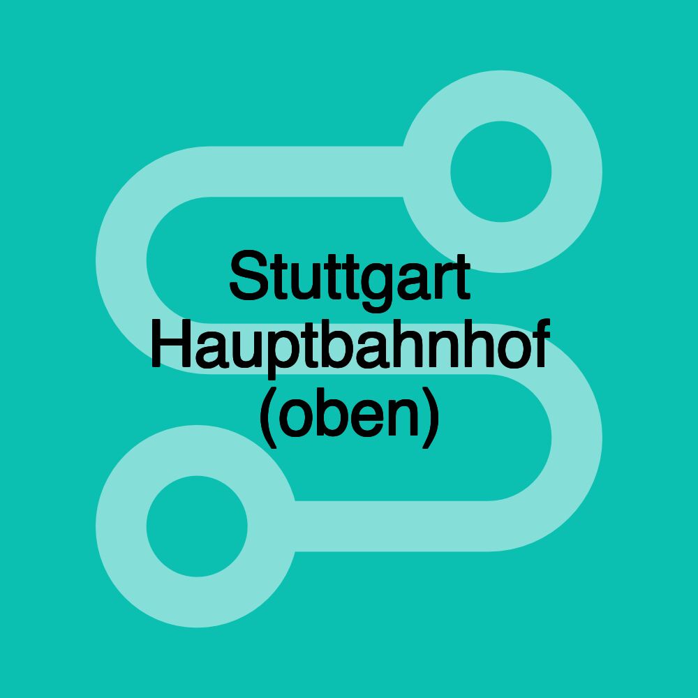 Stuttgart Hauptbahnhof (oben)