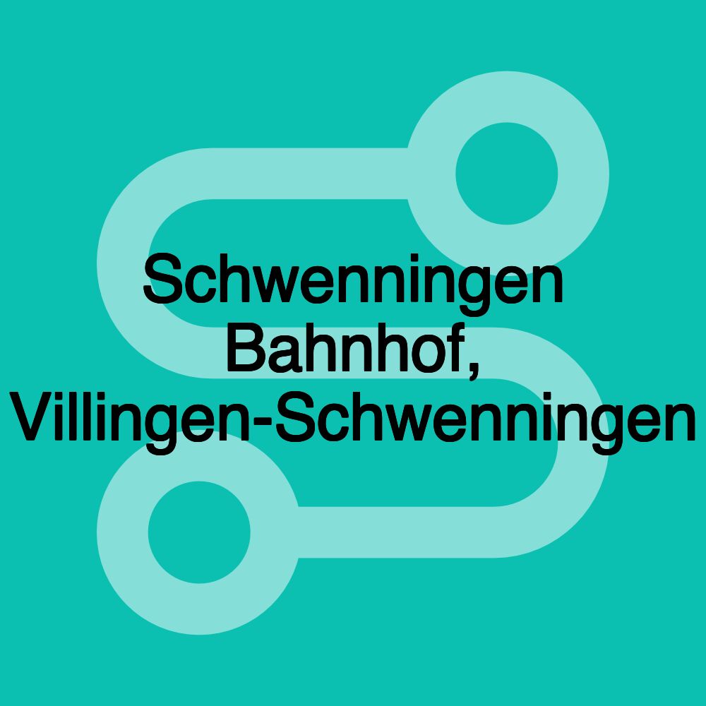 Schwenningen Bahnhof, Villingen-Schwenningen