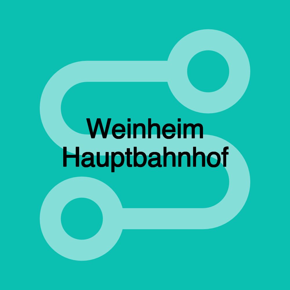 Weinheim Hauptbahnhof