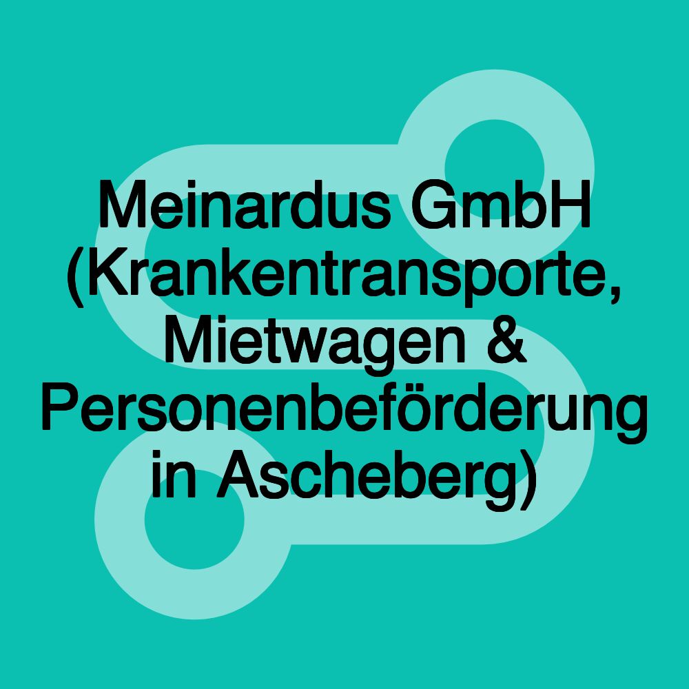 Meinardus GmbH (Krankentransporte, Mietwagen & Personenbeförderung in Ascheberg)