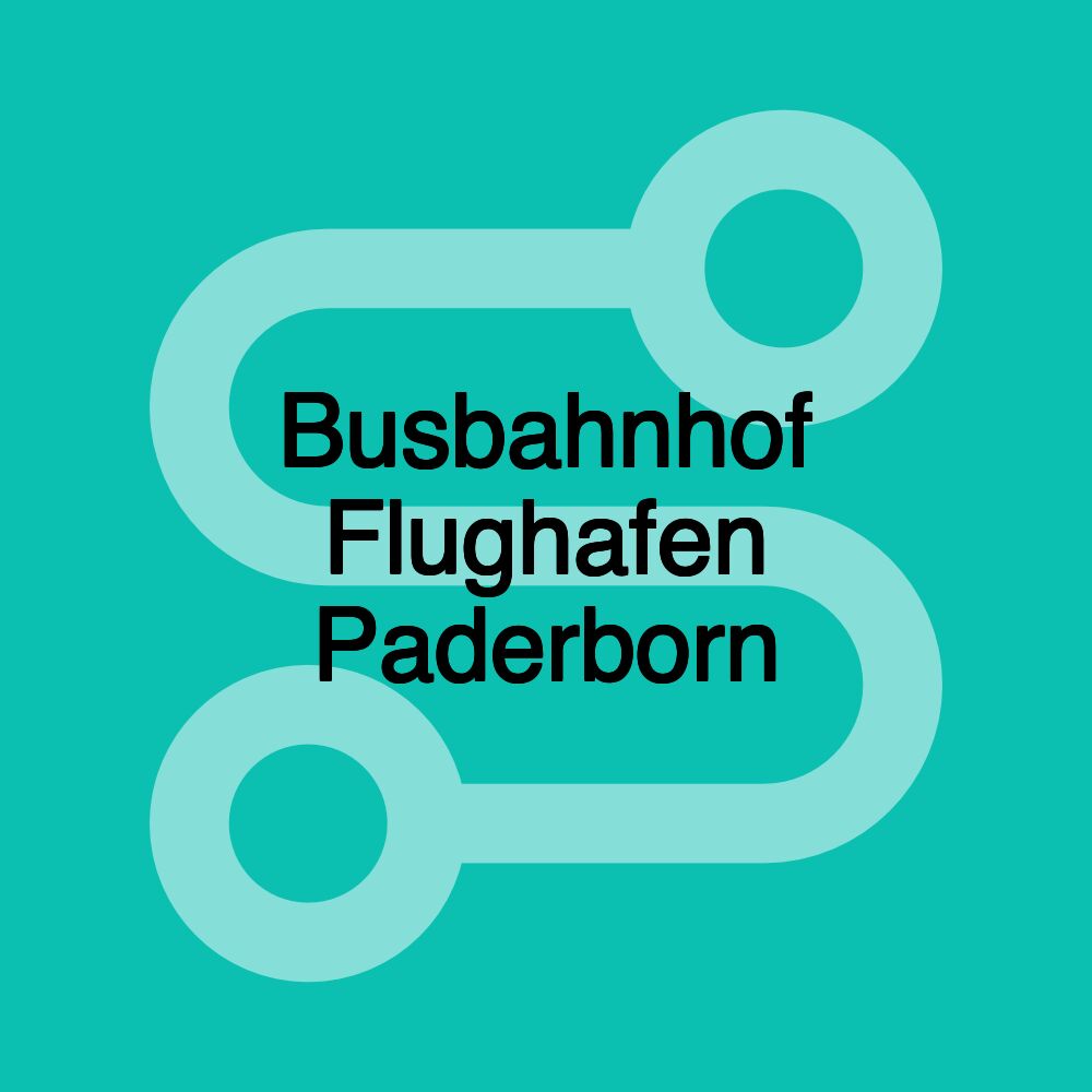 Busbahnhof Flughafen Paderborn