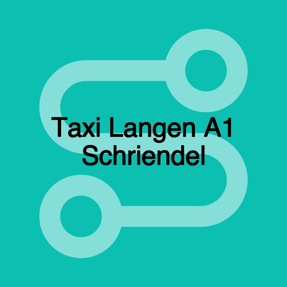 KS Taxi GmbH (ehem. Taxi Langen A1 Schriendel)