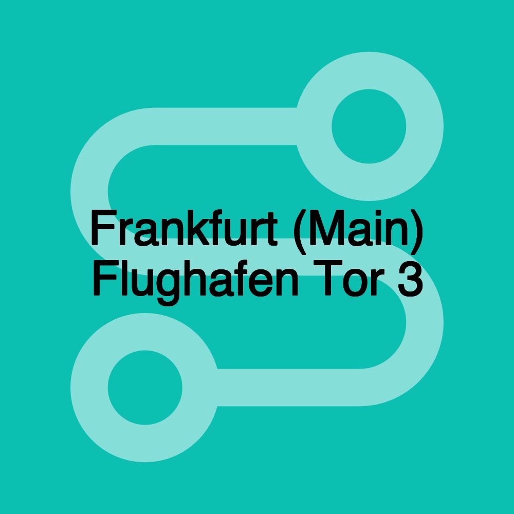 Frankfurt (Main) Flughafen Tor 3