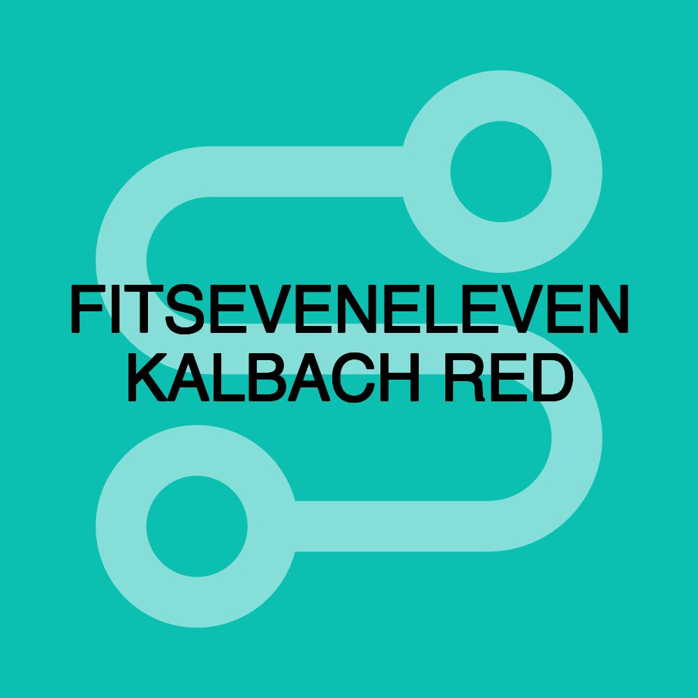 FITSEVENELEVEN KALBACH RED