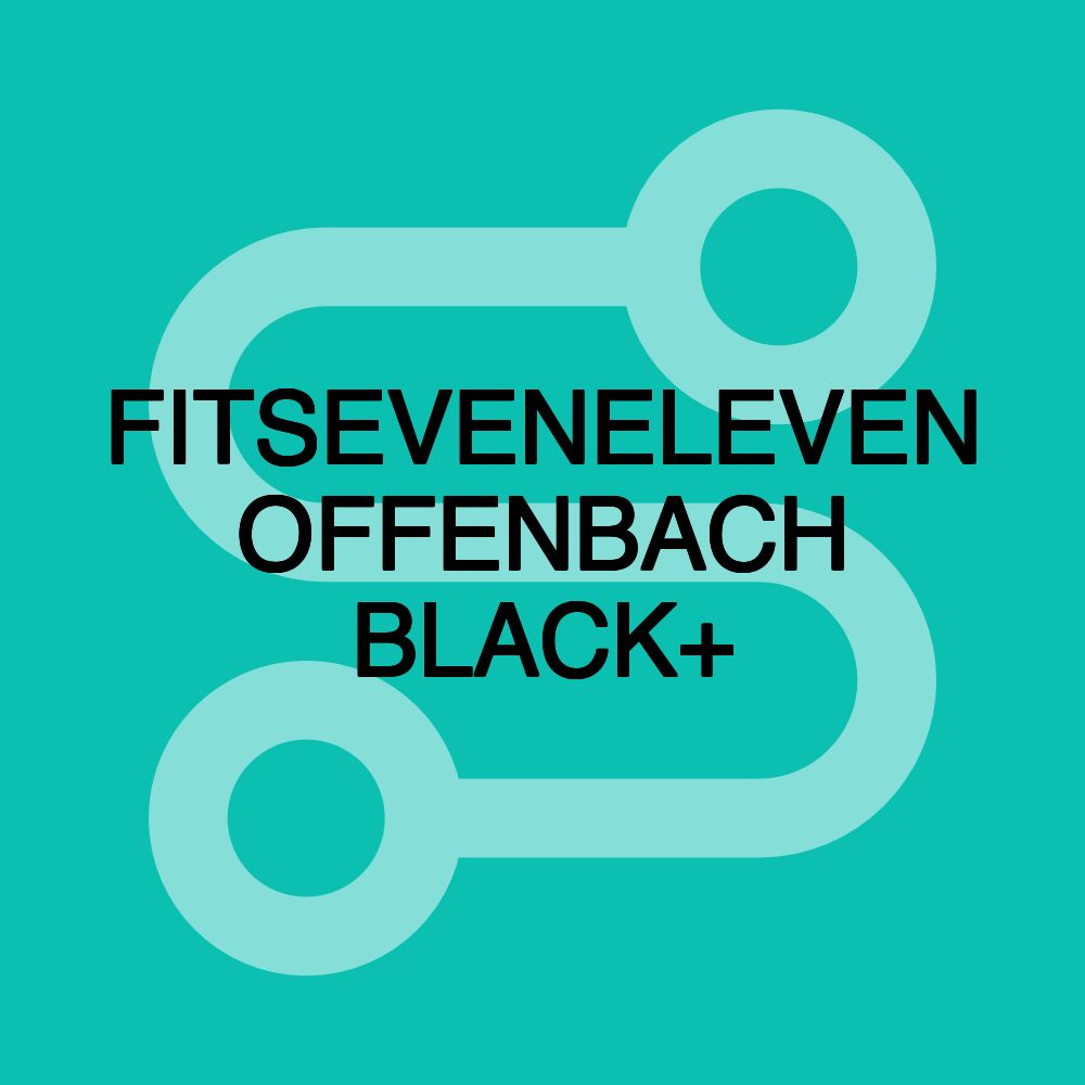 FITSEVENELEVEN OFFENBACH BLACK+