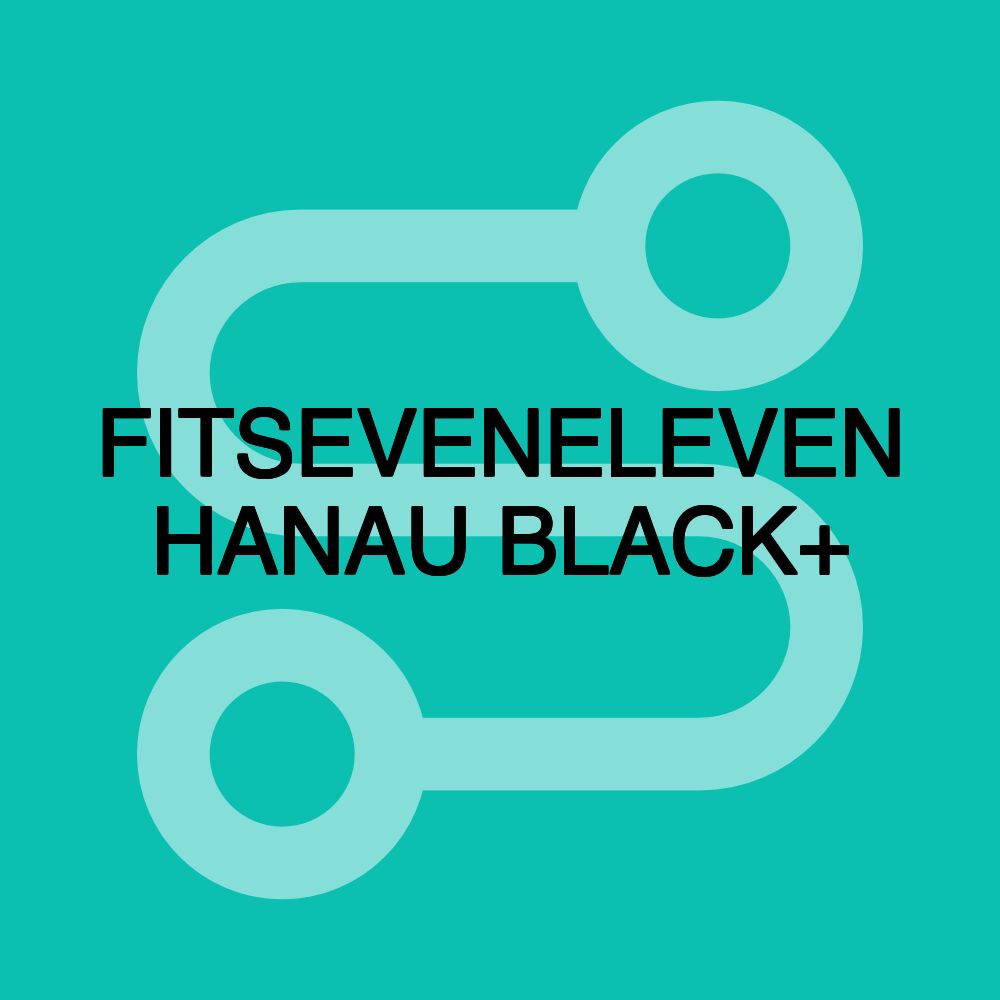 FITSEVENELEVEN HANAU BLACK+