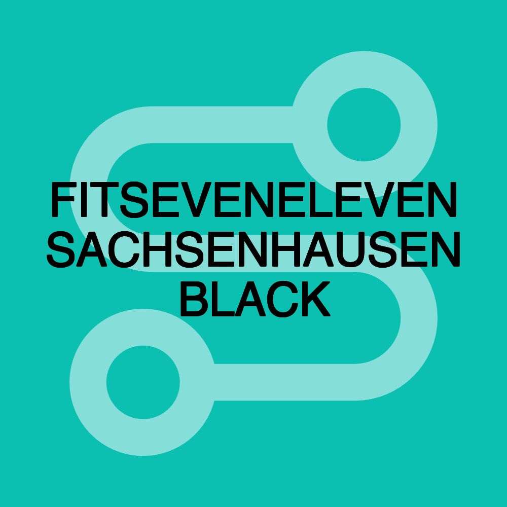 FITSEVENELEVEN SACHSENHAUSEN BLACK