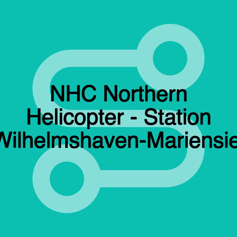 NHC Northern Helicopter - Station Wilhelmshaven-Mariensiel