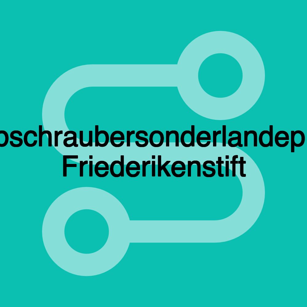 Hubschraubersonderlandeplatz Friederikenstift