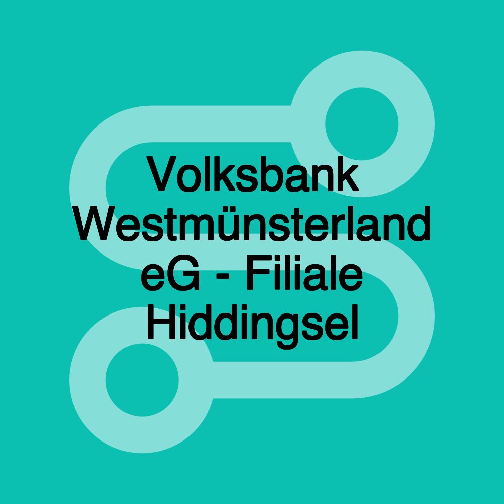 Volksbank Westmünsterland eG - Filiale Hiddingsel