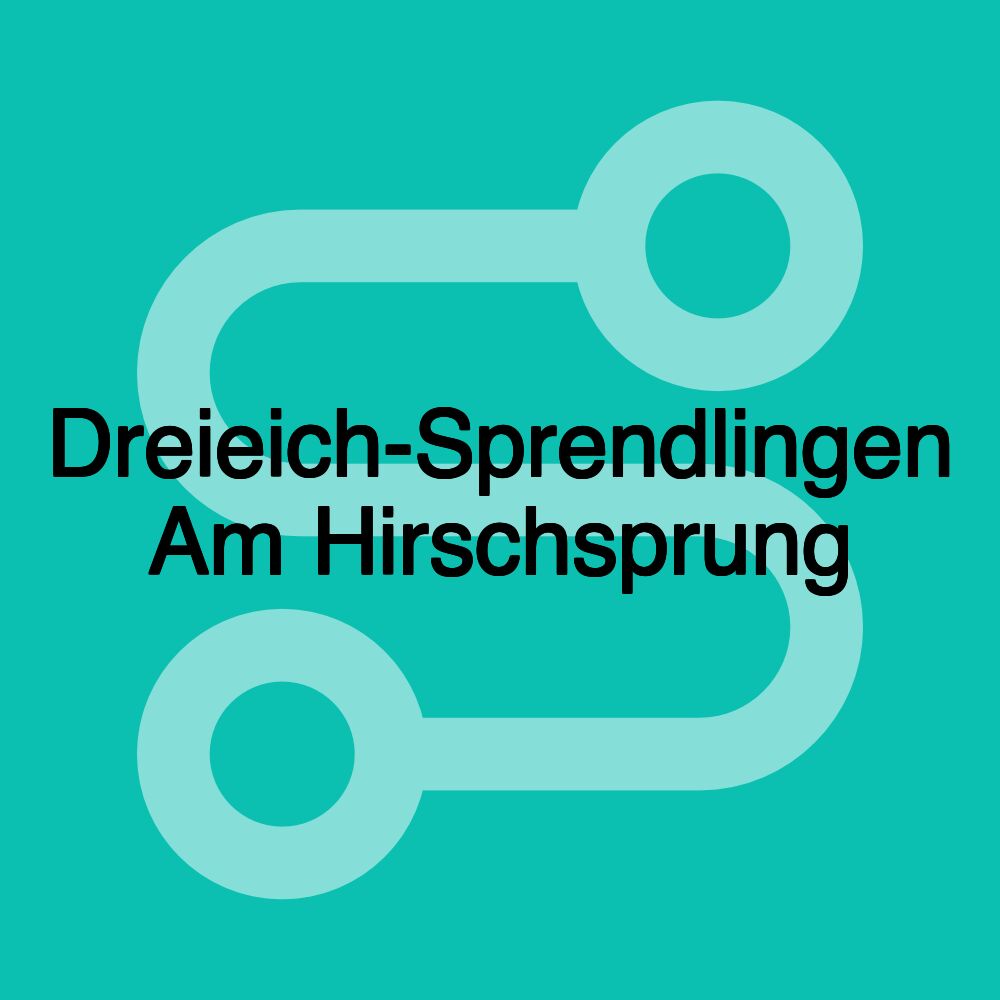 Dreieich-Sprendlingen Am Hirschsprung