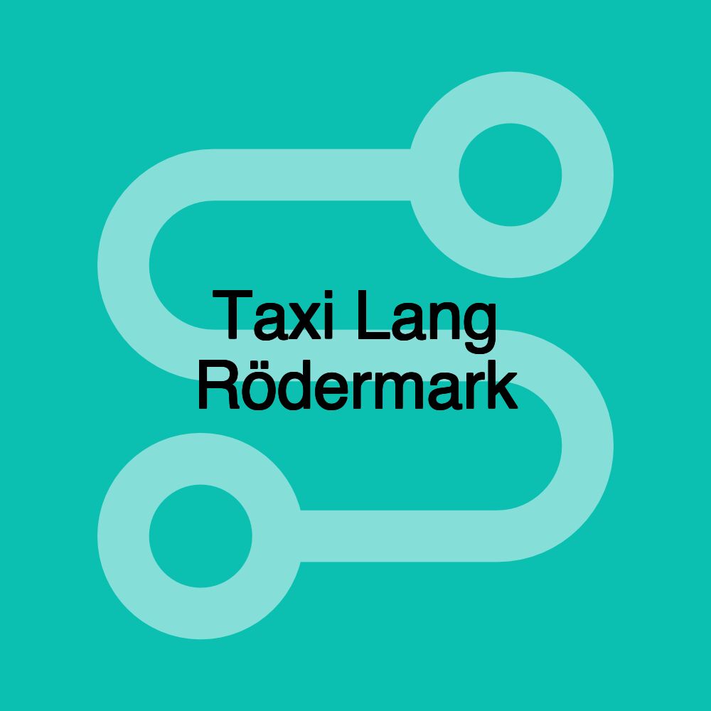 Taxi Lang Rödermark