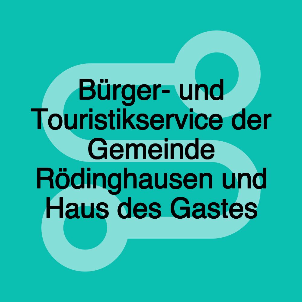 Bürger- und Touristikservice der Gemeinde Rödinghausen und Haus des Gastes