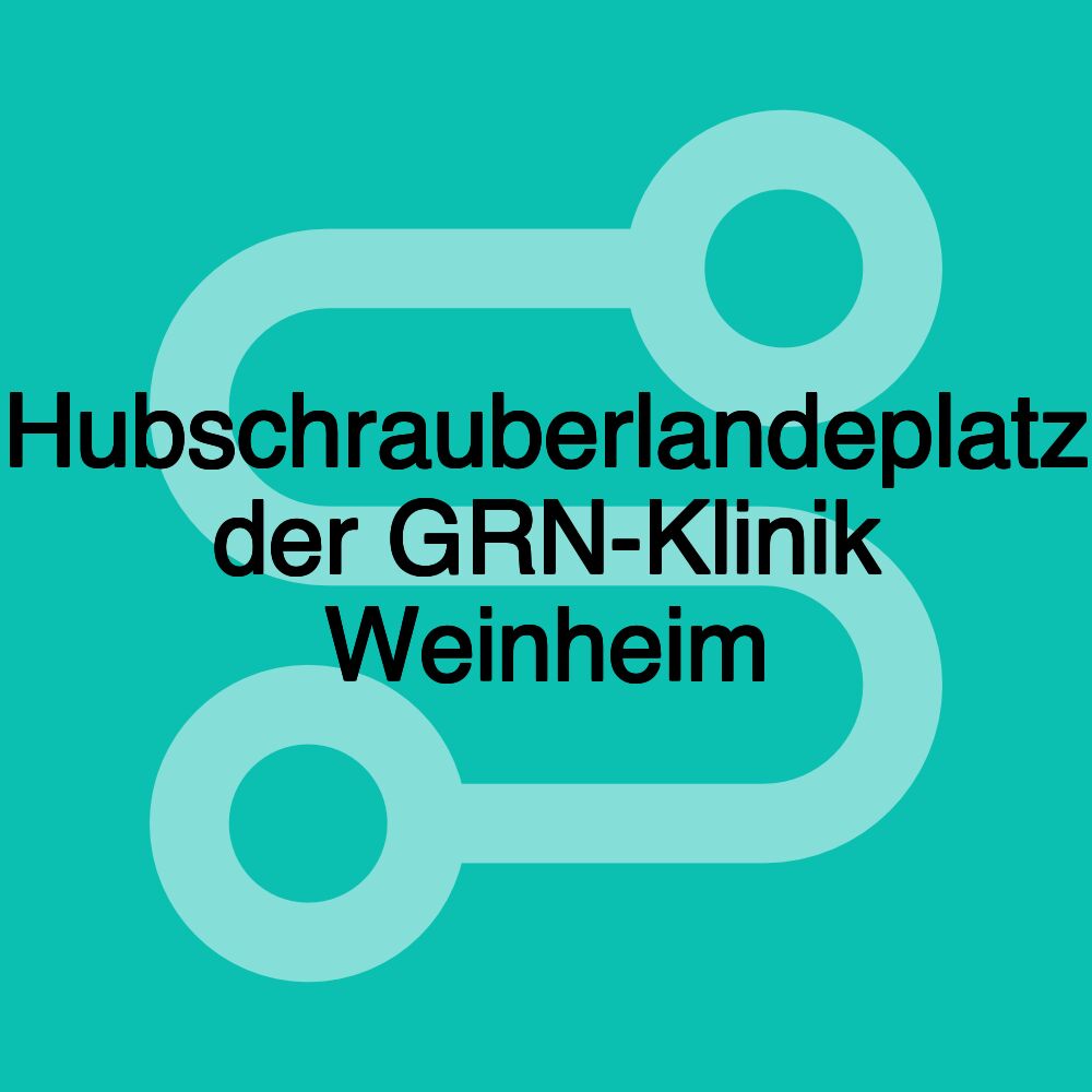 Hubschrauberlandeplatz der GRN-Klinik Weinheim