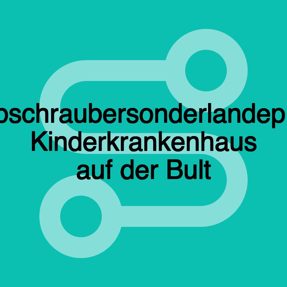 Hubschraubersonderlandeplatz Kinderkrankenhaus auf der Bult