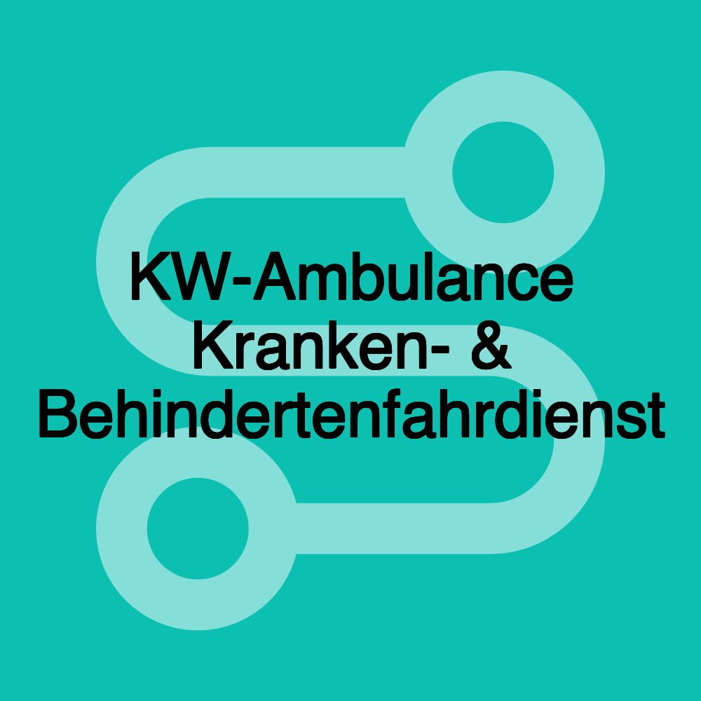 KW-Ambulance Kranken- & Behindertenfahrdienst