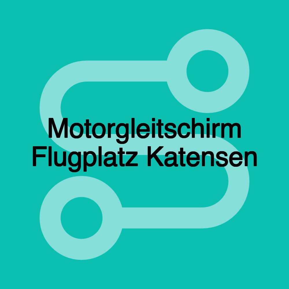 Motorgleitschirm Flugplatz Katensen