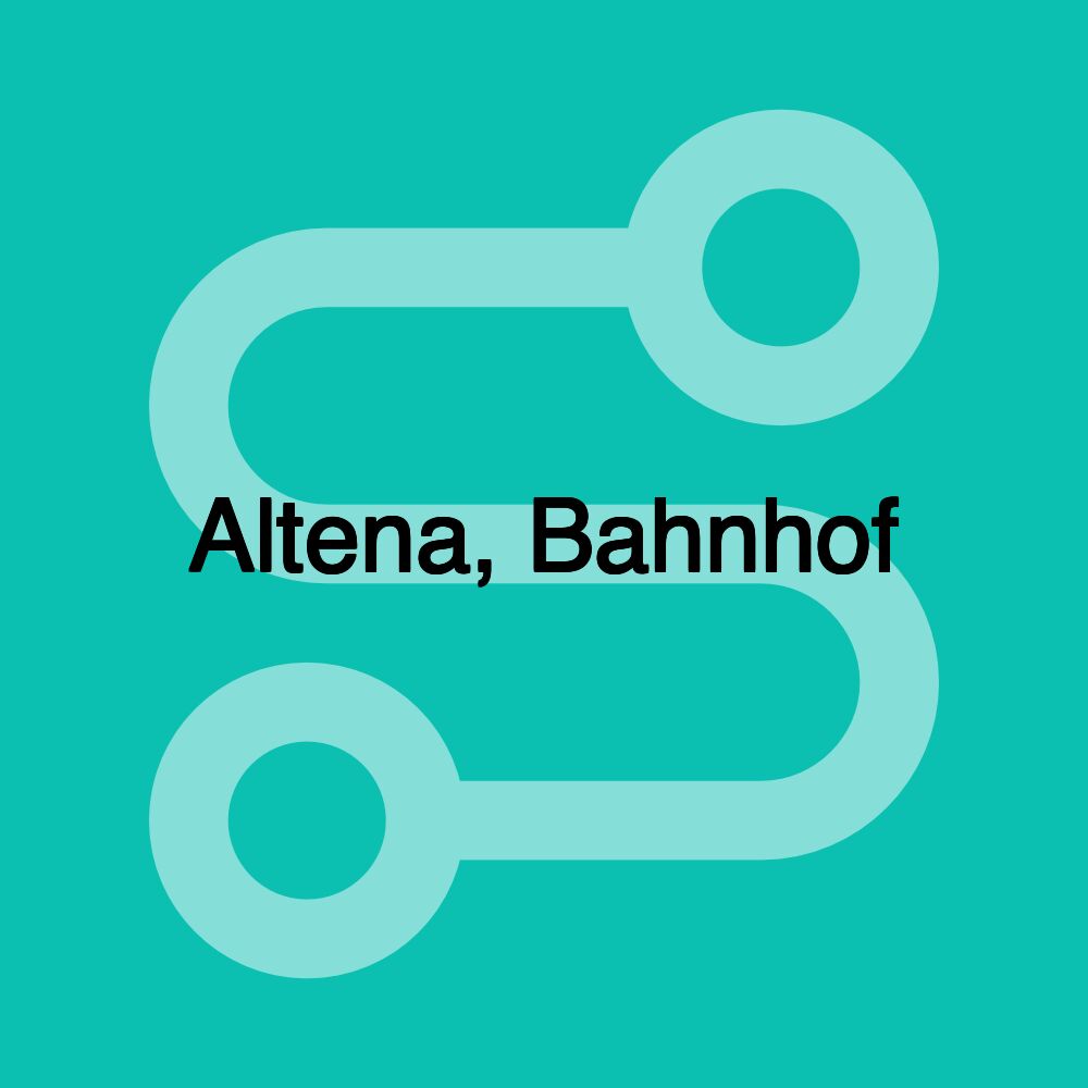 Altena, Bahnhof