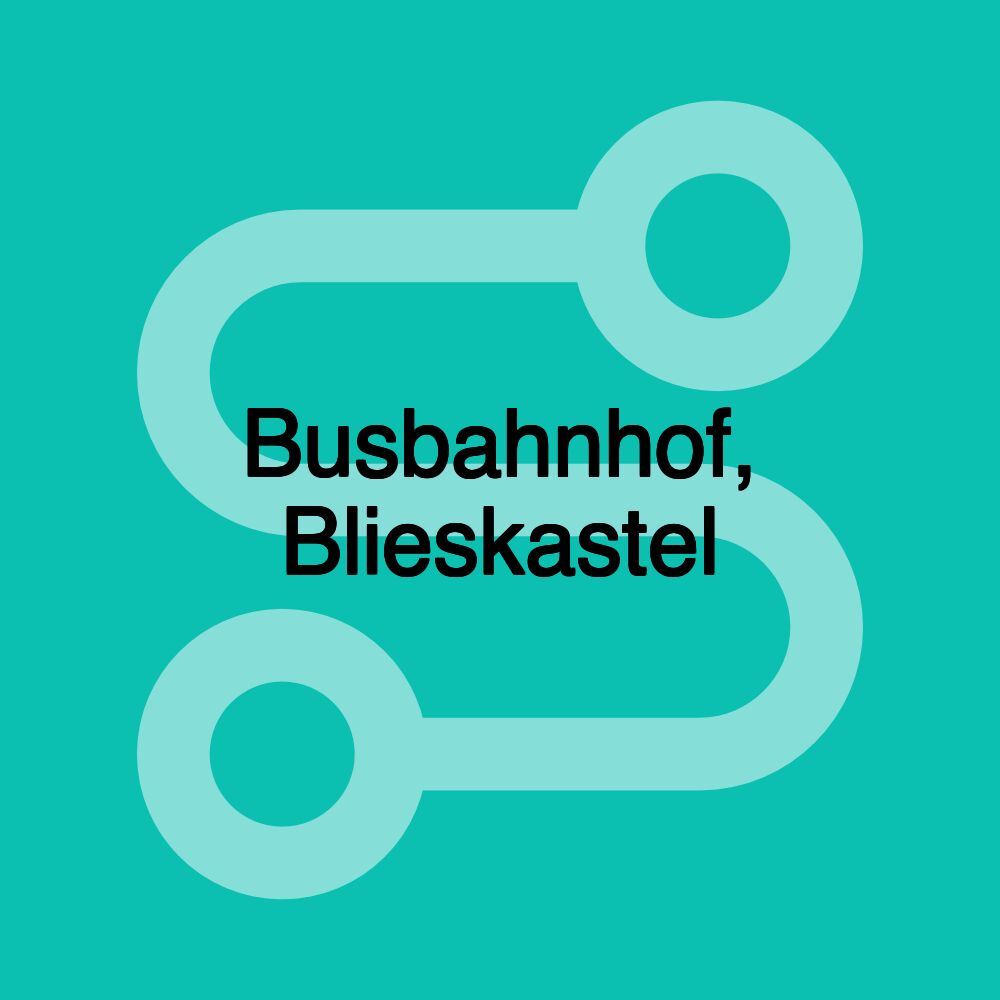 Busbahnhof, Blieskastel