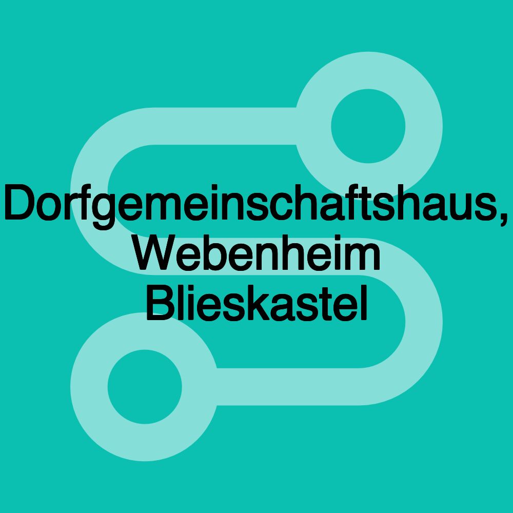 Dorfgemeinschaftshaus, Webenheim Blieskastel