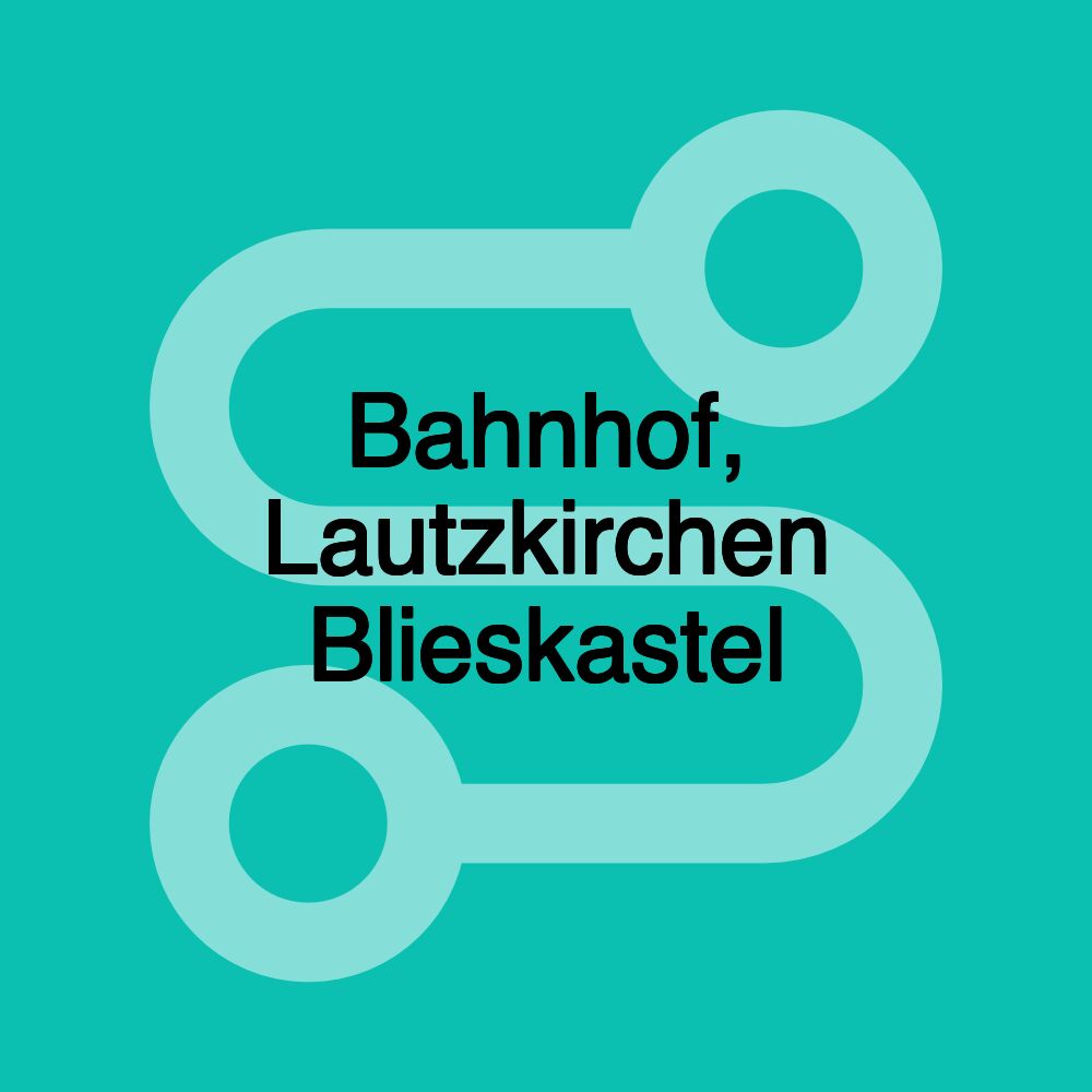 Bahnhof, Lautzkirchen Blieskastel